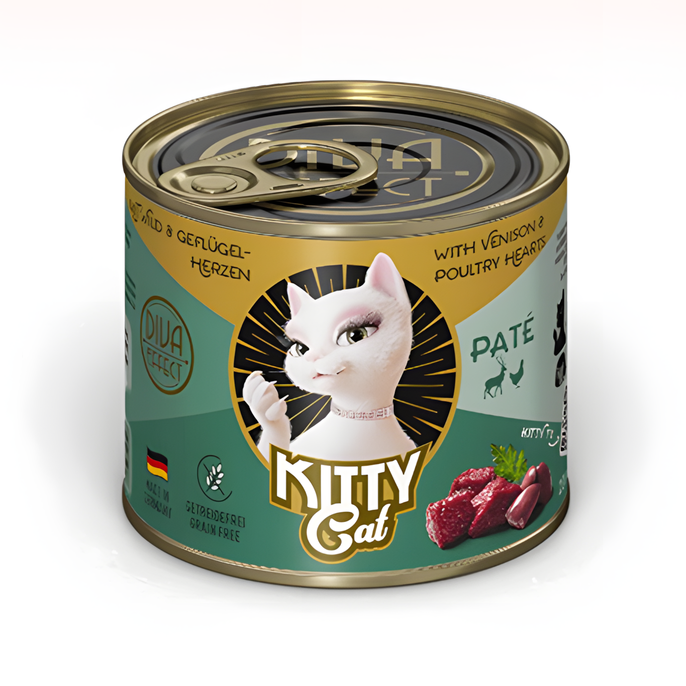 Kitty Cat - Venison & Chicken Hearts (200g)