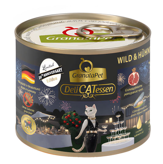 DeliCATessen - 20th Anniversary Edition - Venison & Chicken Hearts with Salmon Oil (200g)