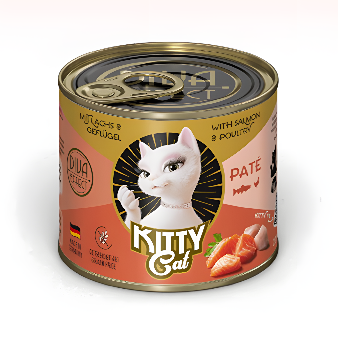 Kitty Cat - Salmon & Poultry (200g)